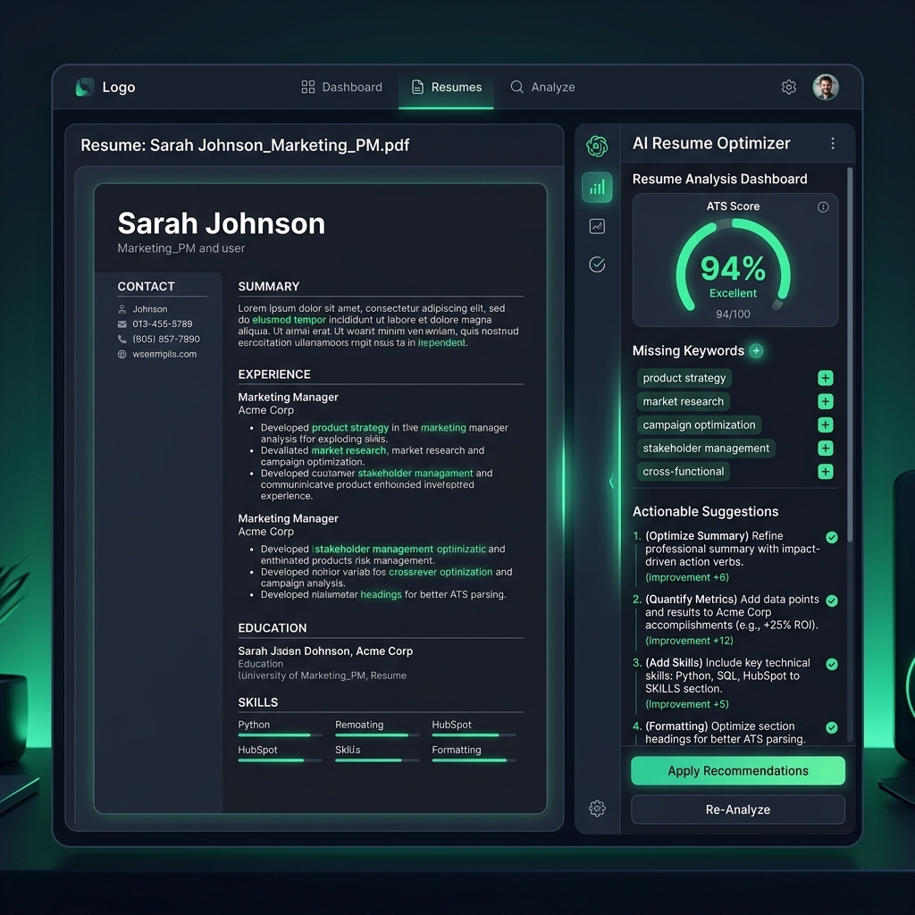 Beat the ATS with AI-driven keyword optimization